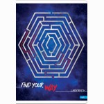 Sąsiuvinis,A5,80l,70g,lang, LABYRINTH