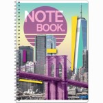 Sąsiuvinis su spirale A5 60lap 70g lang CITY