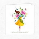 Kvadratinis atvirukas "Apkabinimas"