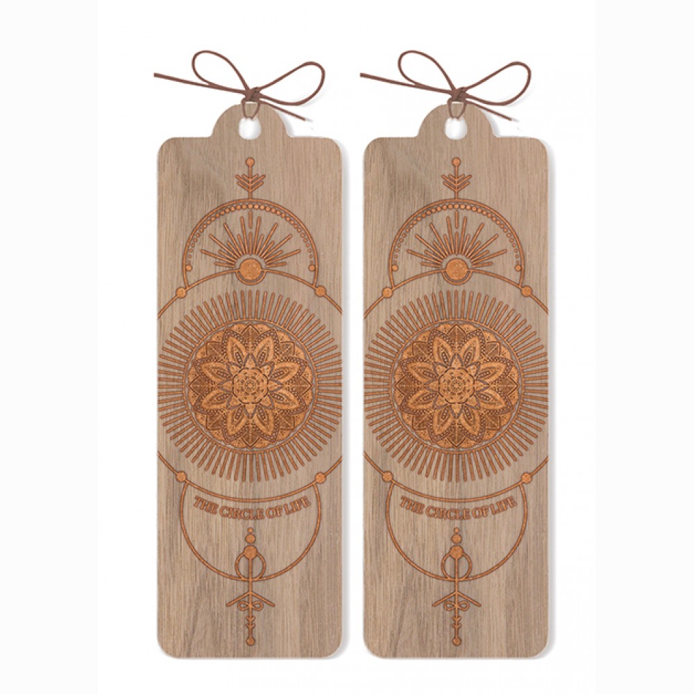 Mandala, medinis skirtukas 45x145mm