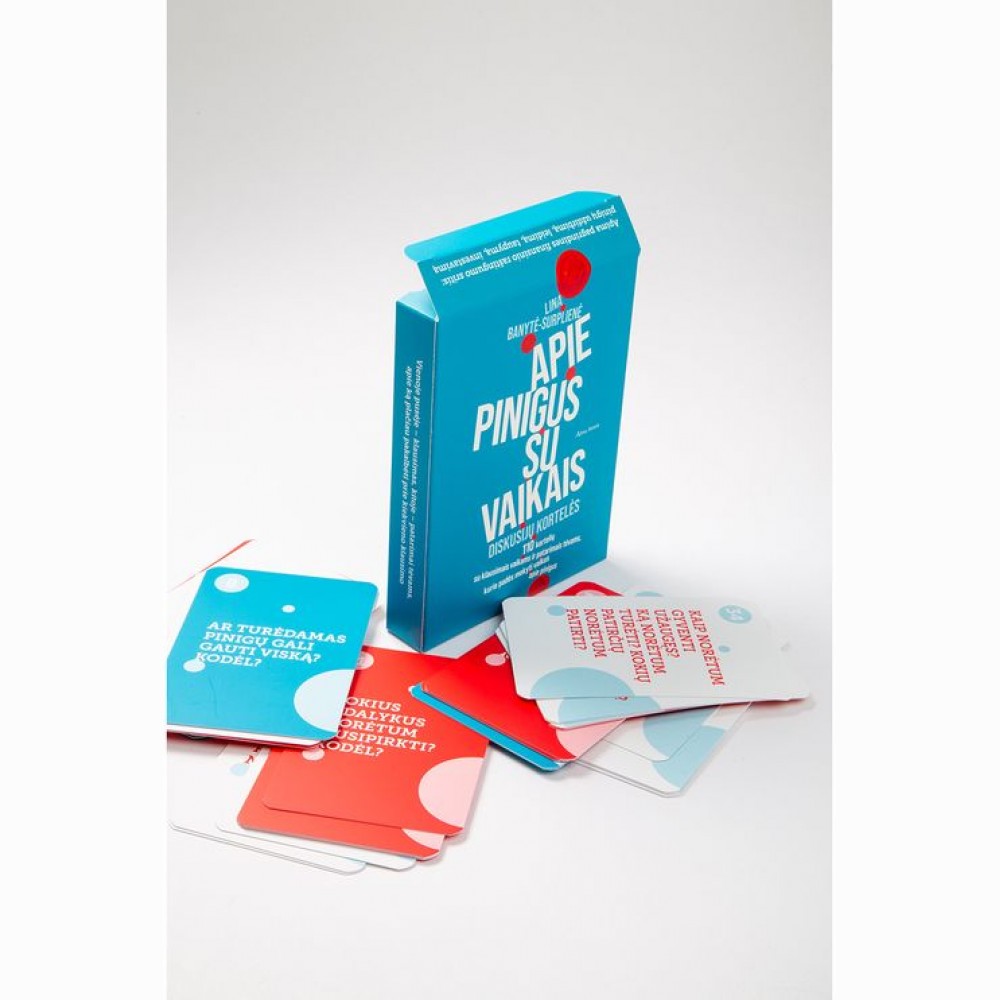 Apie pinigus su vaikais. Diskusijų kortelės