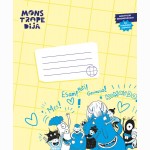 Sąsiuvinis MONSTROPEDIJA. GERIAUSIA KOMANDA, 12 l., langeliais