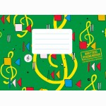 Natų sąsiuvinis MUZIKA, A5, 12 l. (2022)