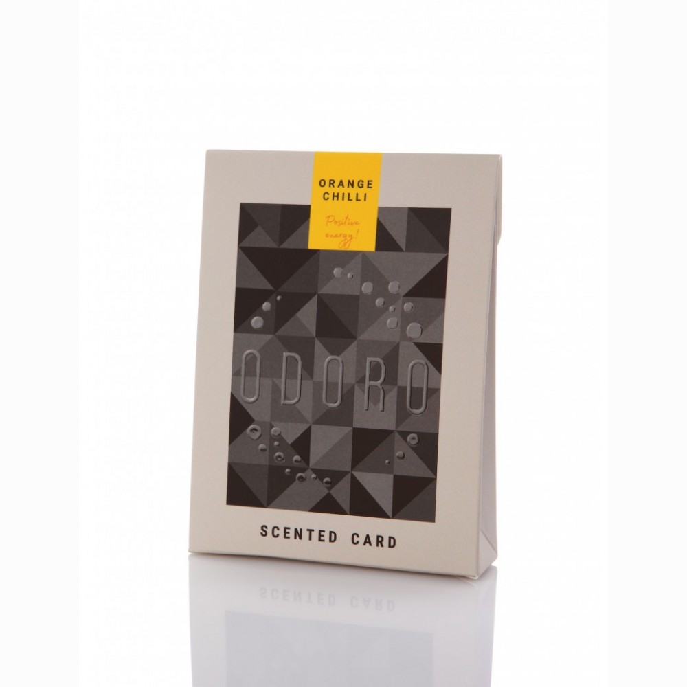 Kvepianti kortelė ODORO Čili apelsinas
