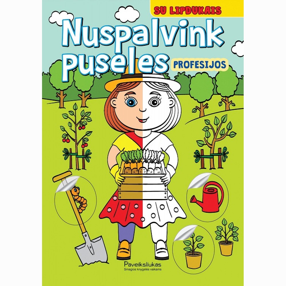 Nuspalvink puseles. Profesijos