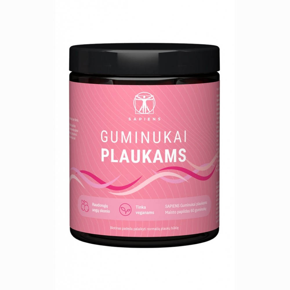 Guminukai plaukams, 60 gum.