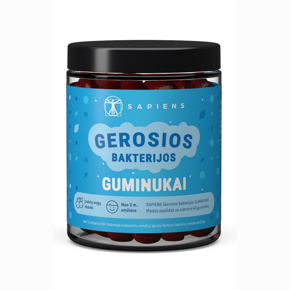 Gerosios bakterijos guminukai, 60 gum.