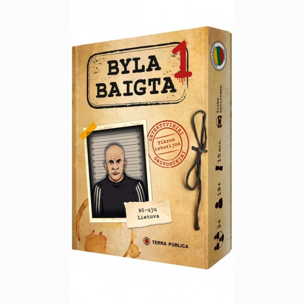 Stalo žaidimas „Byla baigta 1“ Stalo žaidimas „Byla baigta 1“