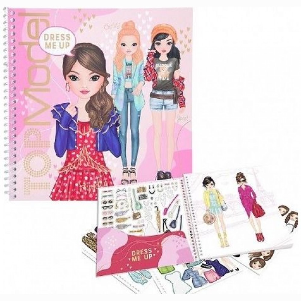 TOP Model. Aprenk mane. Lipdukų knyga