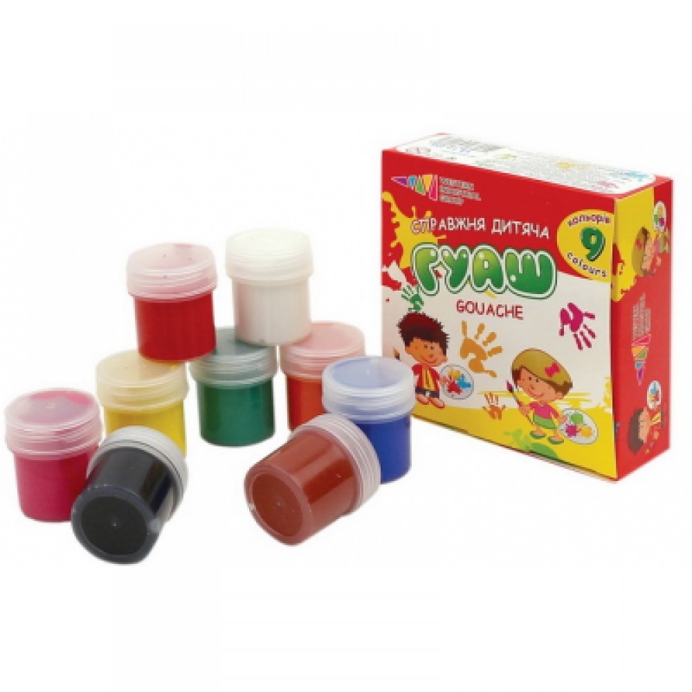 Guašas GAMMA, 9 sp. po 20ml Guašas GAMMA, 9 sp. po 20ml