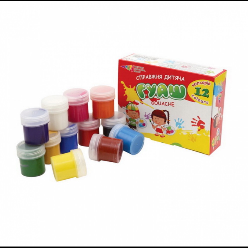 Guašas GAMMA, 12sp. po 20ml Guašas GAMMA, 12sp. po 20ml