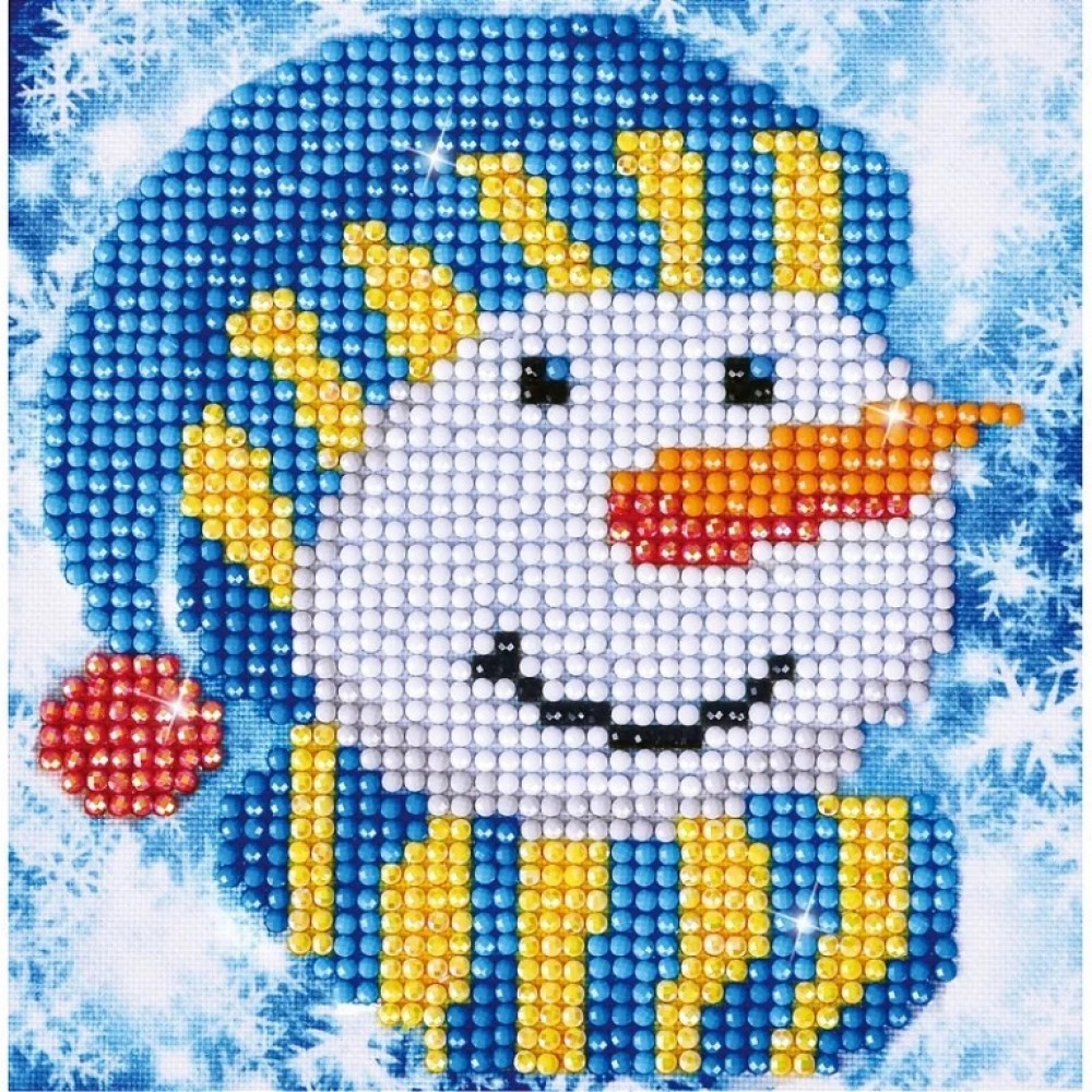 Deimantinė mozaika SNOWMAN CAP PICTURE 1 Deimantinė mozaika SNOWMAN CAP PICTURE 1