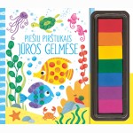 Piešiu pirštukais. Jūros gelmėse