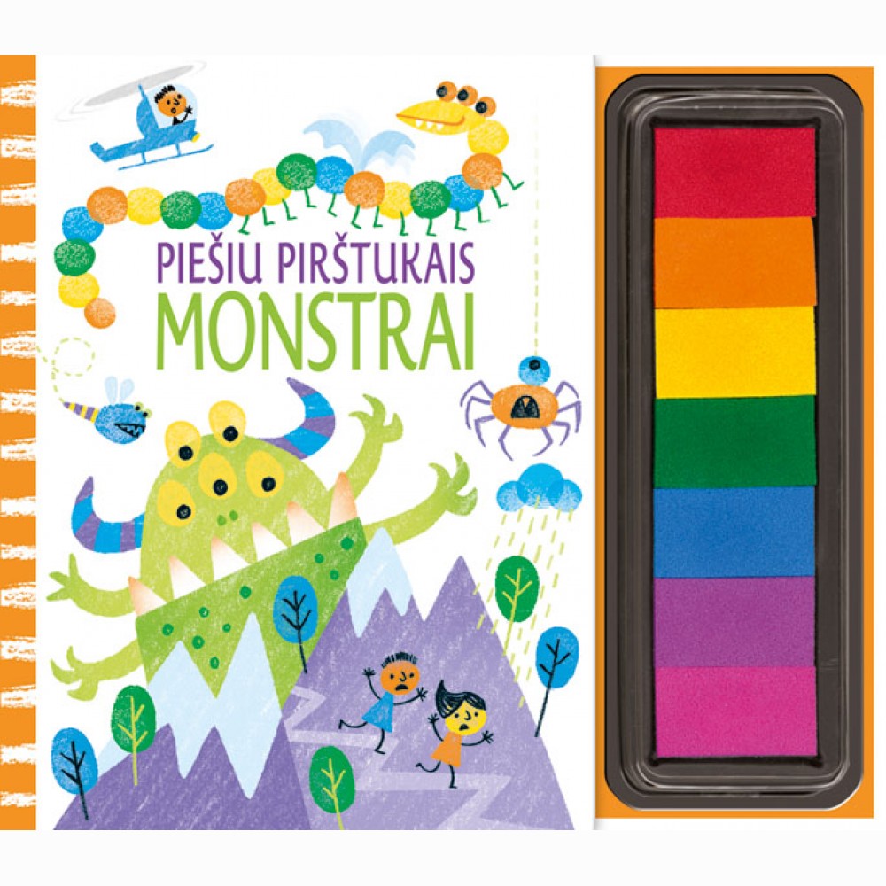 Piešiu pirštukais. Monstrai