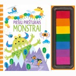 Piešiu pirštukais. Monstrai