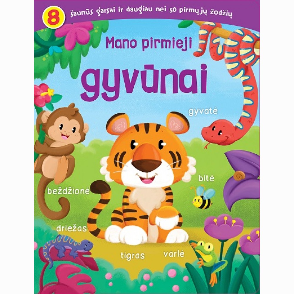 Mano pirmieji gyvūnai (su 8 garsais)