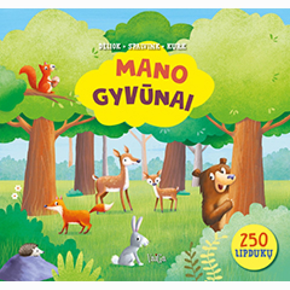 Dėliok. Spalvink. Kurk. Mano gyvūnai