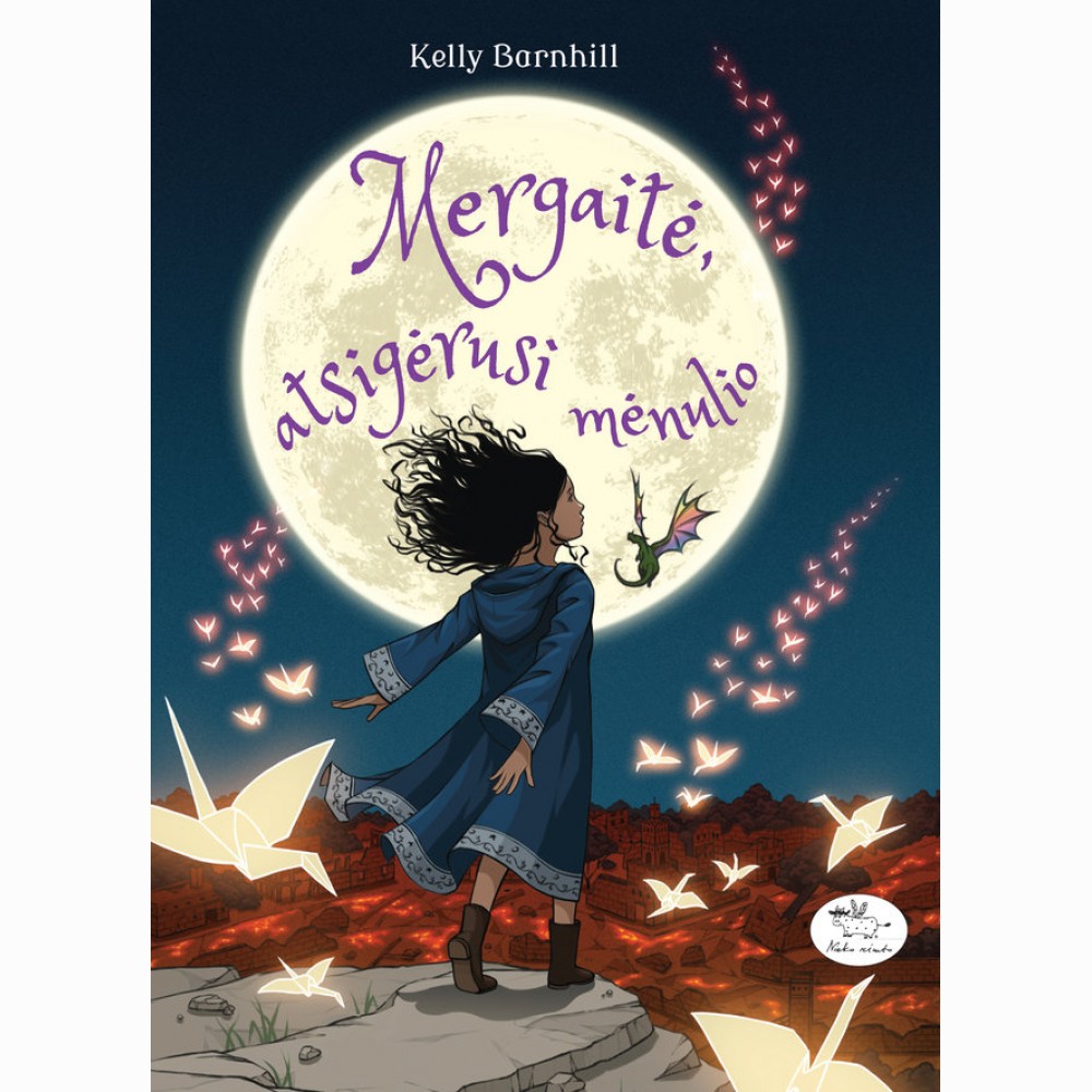 Mergaitė, atsigėrusi mėnulio