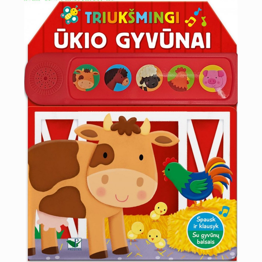 Triukšmingi ūkio gyvūnai. Su gyvūnų balsais