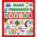 Mano pirmosios raidės 4-5 m. v. (knyga su 64 putplasčio kortelėmis)