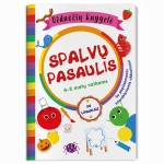 Spalvų pasaulis. Užduočių knygelė 4-5 metų vaikams su lipdukais