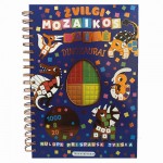 Žvilgi mozaikos dailė. Dinozaurai