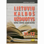 Lietuvių kalbos užduotys 11-12 klasėms