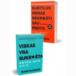 Subtilus menas nekrušti sau (ir kitiems) proto + Viskas yra sukrušta  M. MANSONO knygų rinkinys