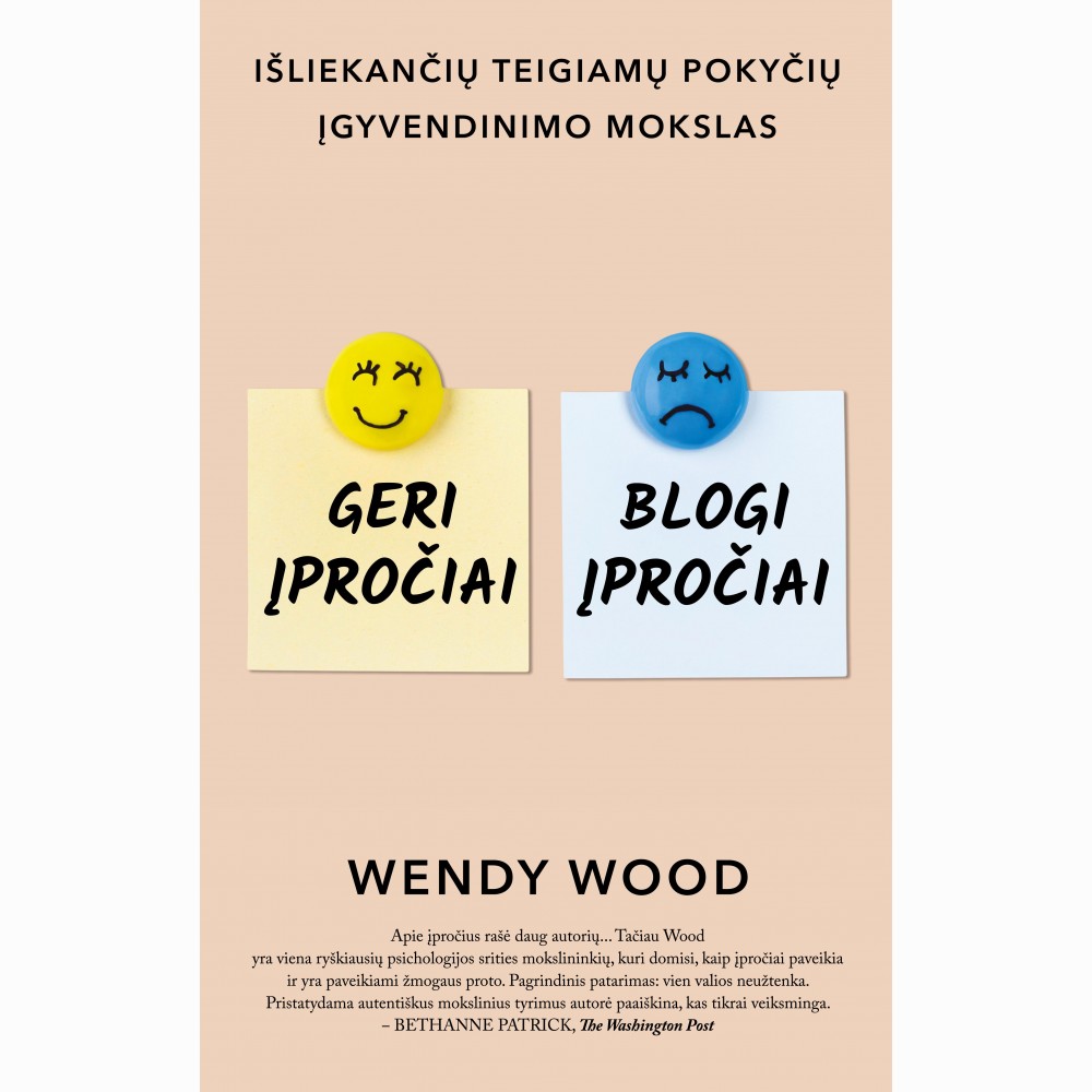 Geri įpročiai, blogi įpročiai: išliekančių teigiamų pokyčių įgyvendinimo mokslas