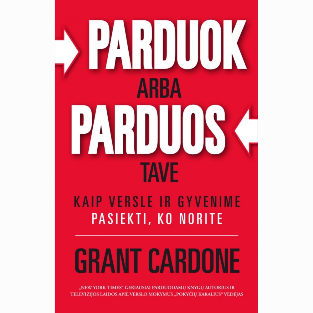 Parduok arba parduos tave