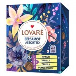 LOVARE arbatų rinkinys  Assorted bergamot black tea , 4x8vnt., 64g 7