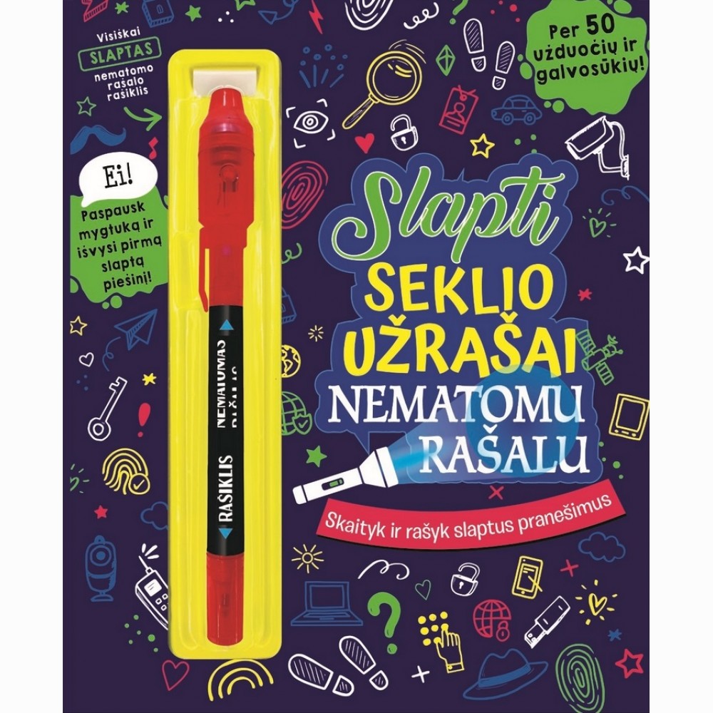 Slapti seklio užrašai nematomu rašalu