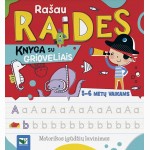 Knyga su grioveliais. Rašau raides. 5-6 metų vaikams