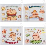 Plastikinis vokelis su užtrauktuku Capybara 21x17 mm