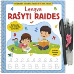 Lengva rašyti raides. Įspausti grioveliai, išnykstančio rašalo tušinukas, širdelės