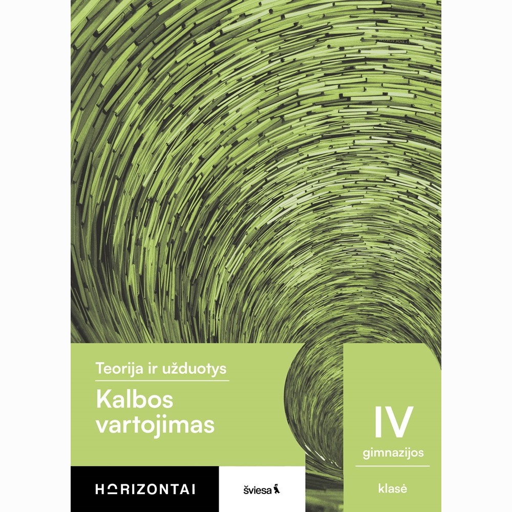 Kalbos vartojimas. Teorija ir užduotys 12 (IV gimnazijos) klasei, serija Horizontai