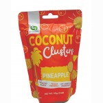 SILVERMILL Coconut Clusters Pineapple 40 g /Kokosų traškučiai