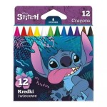 Vaškinės kreidelės 12 spalvų Stitch