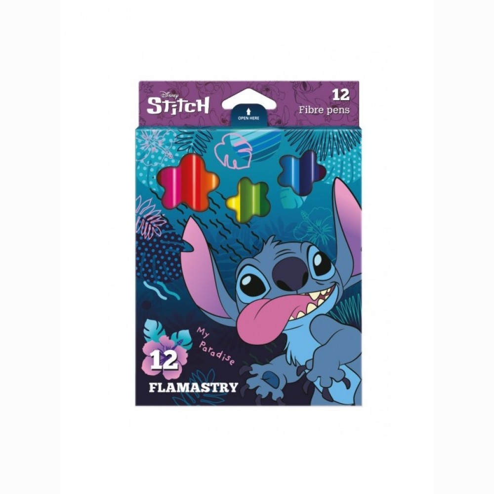 Flomasteriai Stitch, 12 spalvų