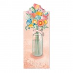 Meilės žiedai, dovanų vokelis POP UP