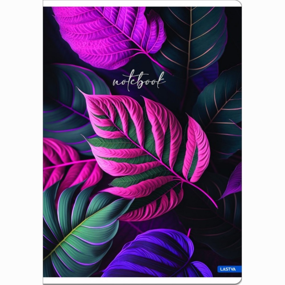 Sąsiuvinis A4 52lap 80g linija BOTANICAL