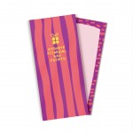 Atidaryk atsargiai, patiks, pinigų vokelis su kortele