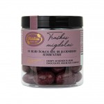 Traškūs migdolai su Ruby šokoladu ir juodaisiais serbentais, 120 g