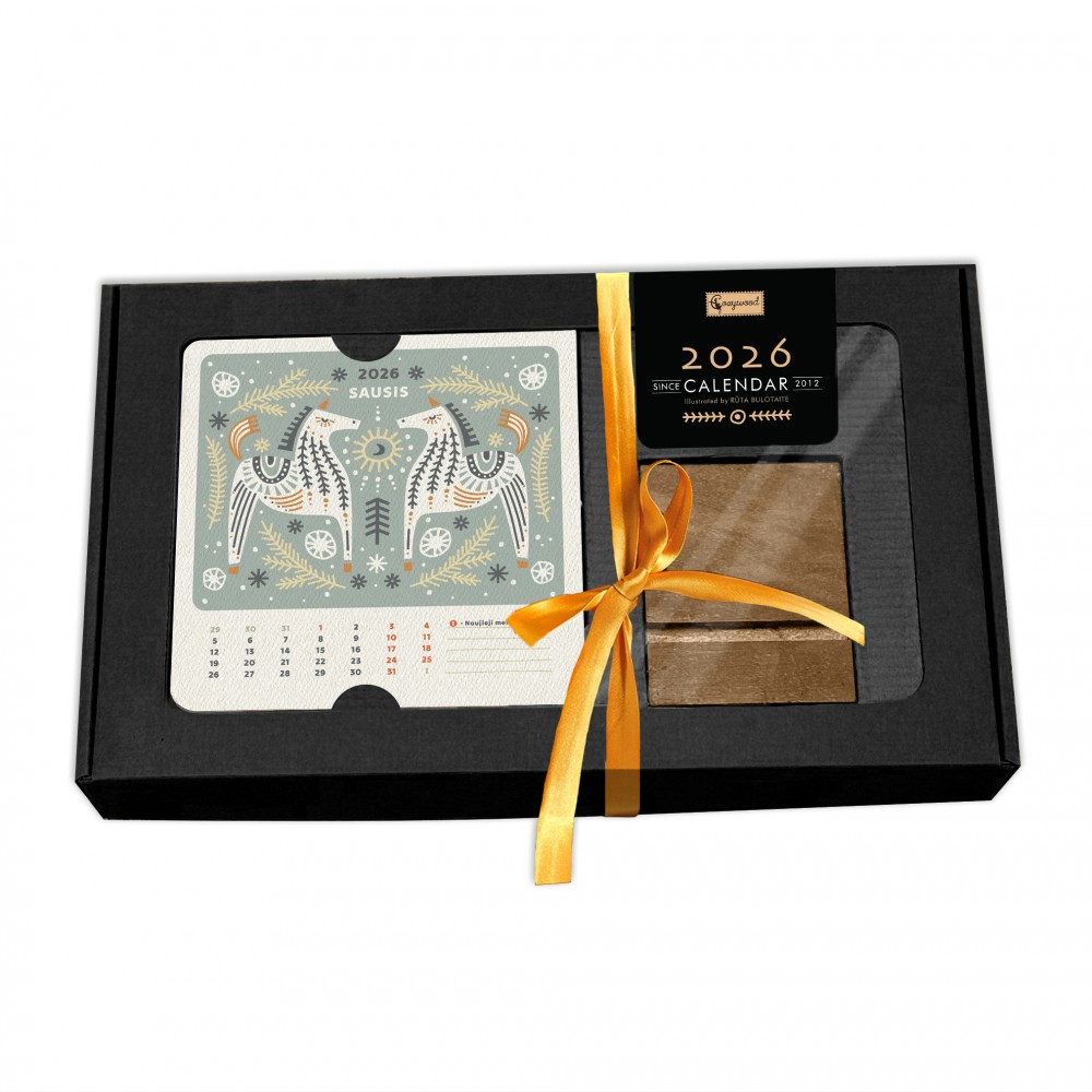 Metų pasakos, stalo / darbo kalendorius, 12 iliustracijų, 12 lapelių, 260gsm.