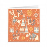 Kalėdinė pasaka, kvadratinis atvirukas