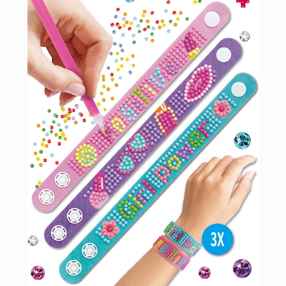 Deimantinės mozaikos rinkinys APYRANKĖS, 3 vnt.