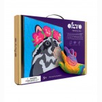 3D spalvinimo moliu rinkinys OKTO Meškėnas, 30x30 cm