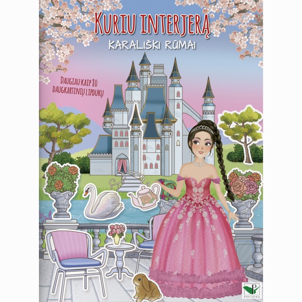 Kuriu interjerą. Karališki rūmai. Daugiau kaip 80 daugkartinių lipdukų