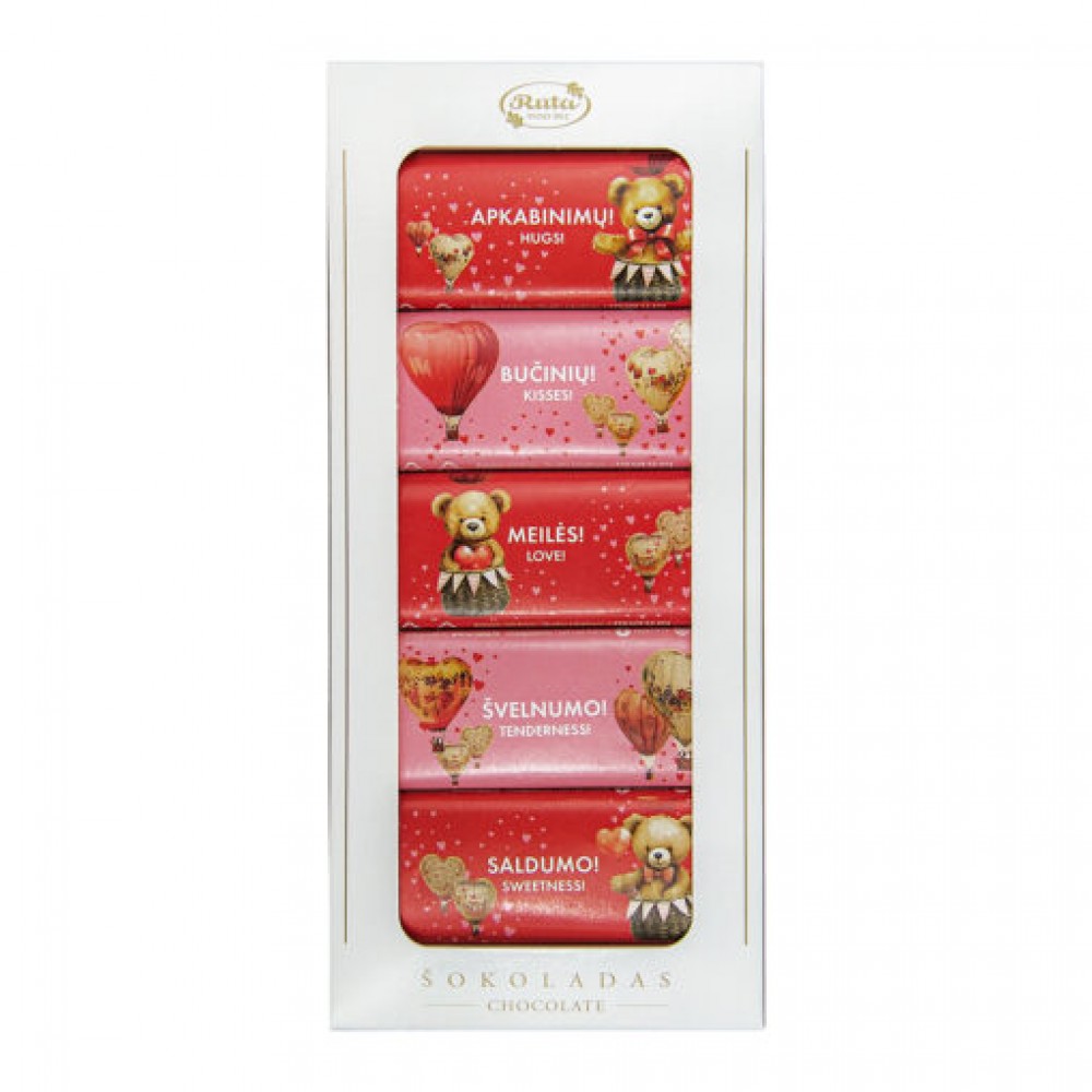 Juodasis šokoladas (50 %) „Saldžios meilės!“, 90 g