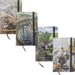 Užrašų knygelė  A6 lnija 80 lap.kietu viršeliu ,su guma Vincent van Gogh